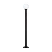 Парковый светильник Ballito 4069-1F Favourite уличный IP44 чёрный 1 лампа, плафон белый в стиле минимализм E14